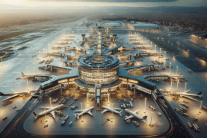 Aviones de Volotea y ITA en la pista del aeropuerto de Roma Fiumicino.