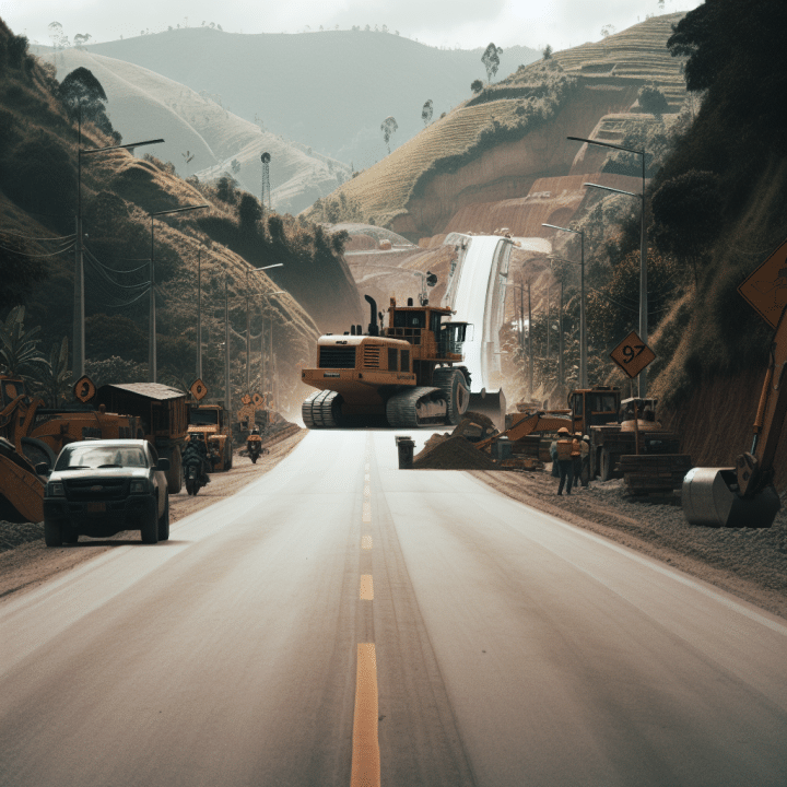 Gobernador Rodrigo Villalba firma documentos rodeado de funcionarios en un acto oficial.