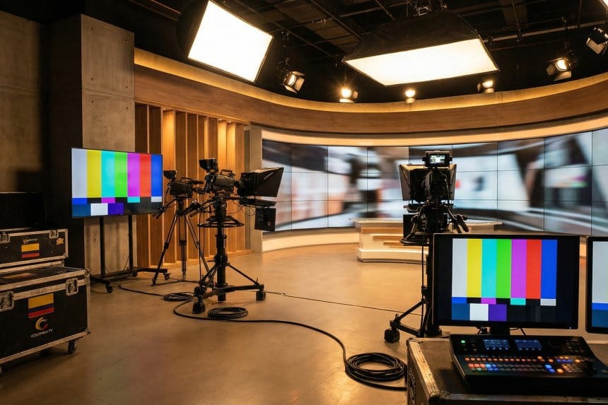 María Margarita Giraldo sonríe en la alfombra roja durante el estreno de su serie, rodeada de fans y medios.