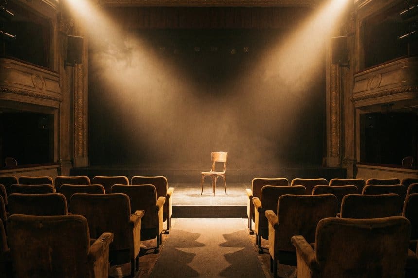 Michael Patrick sonríe en un evento, luciendo una camiseta con el logo de 'Game of Thrones'.