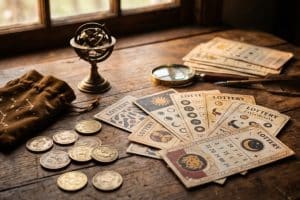 Un sorteo de lotería en vivo con el número 9037 iluminado en pantalla y un grupo de apostadores atentos.