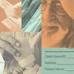 Hombre sentado en un banco del parque, mirando pensativo hacia el horizonte, rodeado de árboles y hojas caídas.