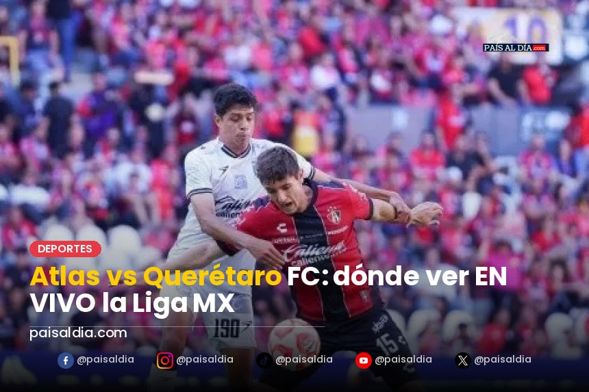 Aficionados de Atlas animan en las gradas del Estadio Jalisco, vistiendo camisetas rojas y negras.