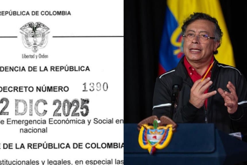 El magistrado Carlos Camargo presenta su ponencia en la Corte Constitucional, rodeado de documentos y pantallas.