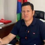 Wilmer Medina Andrade, secretario de Gobierno, durante una conferencia en Yaguará.