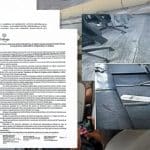 Cabina de un avión de JetSmart con asientos desordenados y limpieza insuficiente.