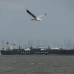 Donald Trump en el podio, gesticulando con firmeza durante una conferencia de prensa en Washington.