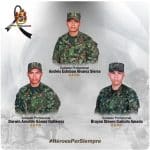 Soldados en la zona rural de Ipiales, Nariño, tras un intenso combate.