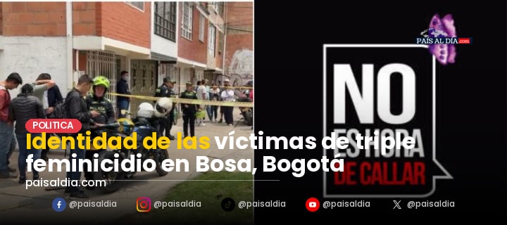Una escena del barrio Atalayas en Bosa, Bogotá, con flores y velas en homenaje a las víctimas.