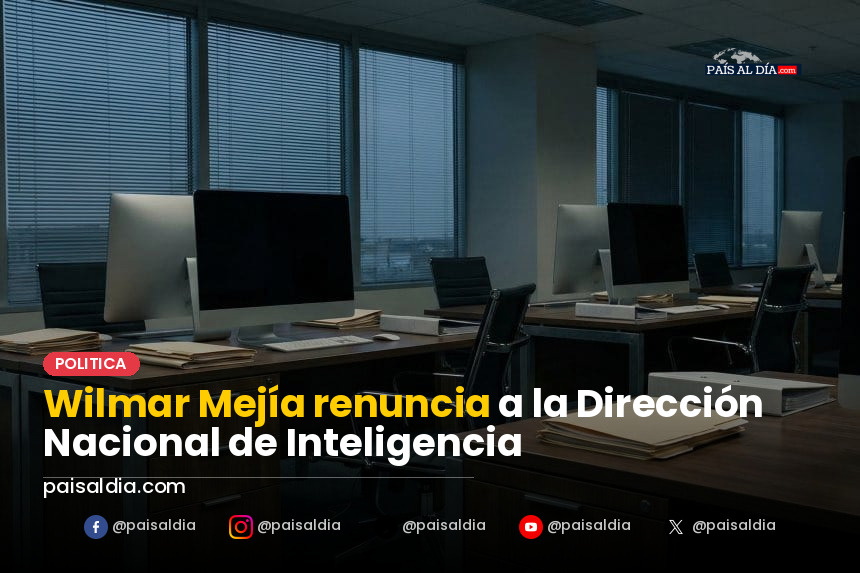 Wilmar Mejía en una conferencia de prensa, con rostro serio y preocupado mientras habla sobre su renuncia.